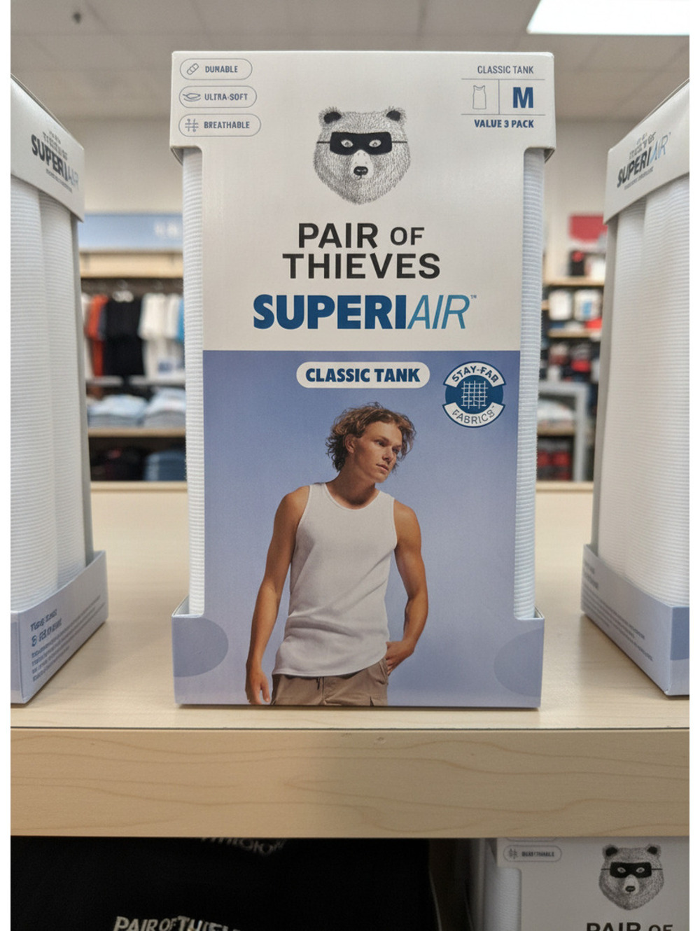 Pair of Thieves Super Air Classic Tank 3-Pack Size Medium